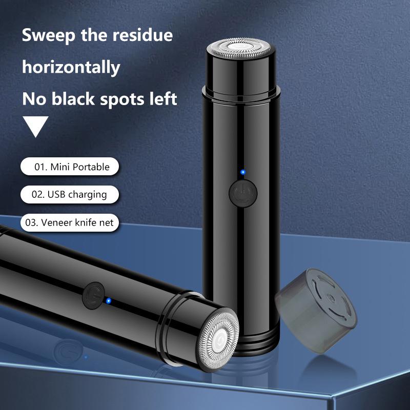 Мини портативная электробритва Self-Assistant Razor USB зарядка модели для бровей верхней и нижней губы щеки подбородок и шея
