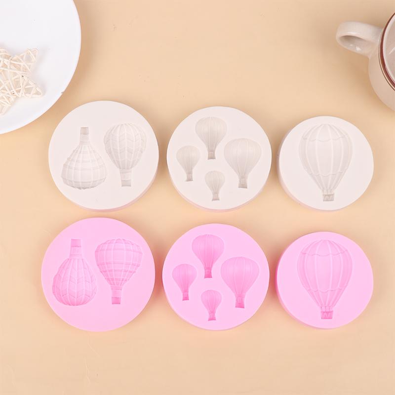 1Pc Hot Air Balloon Silicone Mold DIY Fondant Cake Decoration Tool Chocolate Fudge Mold Sugarcraft Bakeware Kitchen Tool