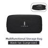 Car Data Cable Charger Portable Hard Disk Organizer Storage Bag For Lincoln Mondeo MKZ MKX Aviator Navigator Continental Corsair cwm3