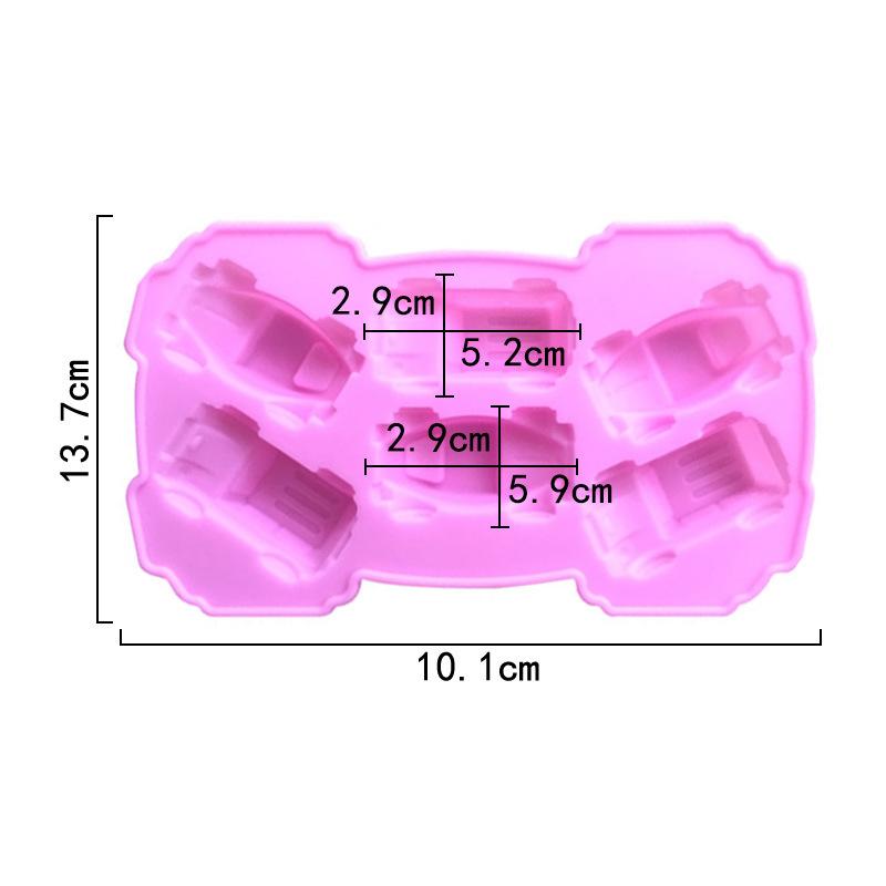 Автомобиль Шоколад Силиконовая форма Спорт Автогонки Поднос для льда для украшения торта Кекс Топпер мелок воск тает конфеты кухонный инструмент