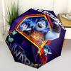 Onward Movie Characters Automatic Opening and Closing Umbrella, Lightweight 3-Fold, With Cute Cartoon Characters, Suitable for Home, Outdoor