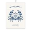 Океан Парусник Пляж Ракушка Краб Раковина Пейзаж Плакаты И Принты Настенное Искусство Холст Масло Живопись Картины Для Декора Гостиной