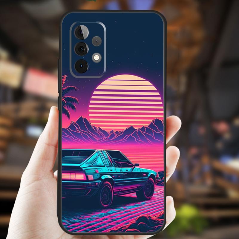 Япония JDM Спортивный Автомобиль Чехол Для Samsung Galaxy A32 A56 A16 A15 A22 A52 A54 A14 A26 A36 A55 A35 A05 A06 A53 A33 A13