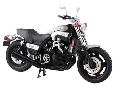 AOSHIMA Skynet Завершенный мотоцикл YAMAHA Vmax New Silver Dust 1/12
