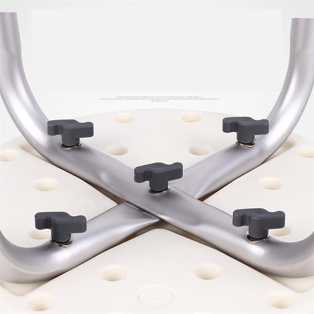 Оригинальное название: Пожилой Стул Для Ванны Из Алюминиевого Сплава Беременная Женщина Табурет Для Ванной Комнаты Нескользящий Табурет Для Душа Белый