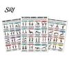 Chair Exercises for Seniors 3Pcs Tai Chi Exercise Poster Set Seated Workout Home Fitness Chart Low Impact Balance Strength Training Guide Senior