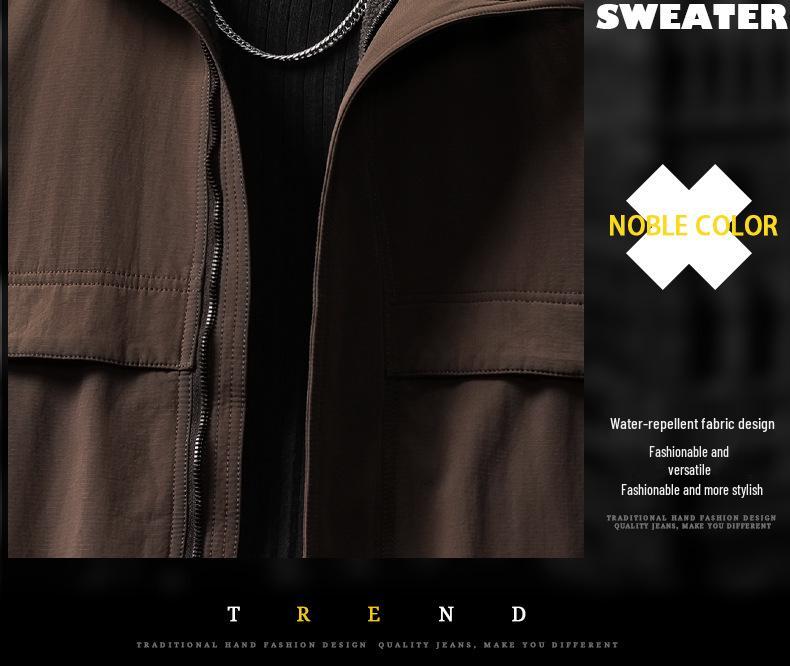 Men's High-End American Heavyweight Lambswool Workwear Jacket for Winter - Zuo Shan Diao Coat with Warm Cotton Lining