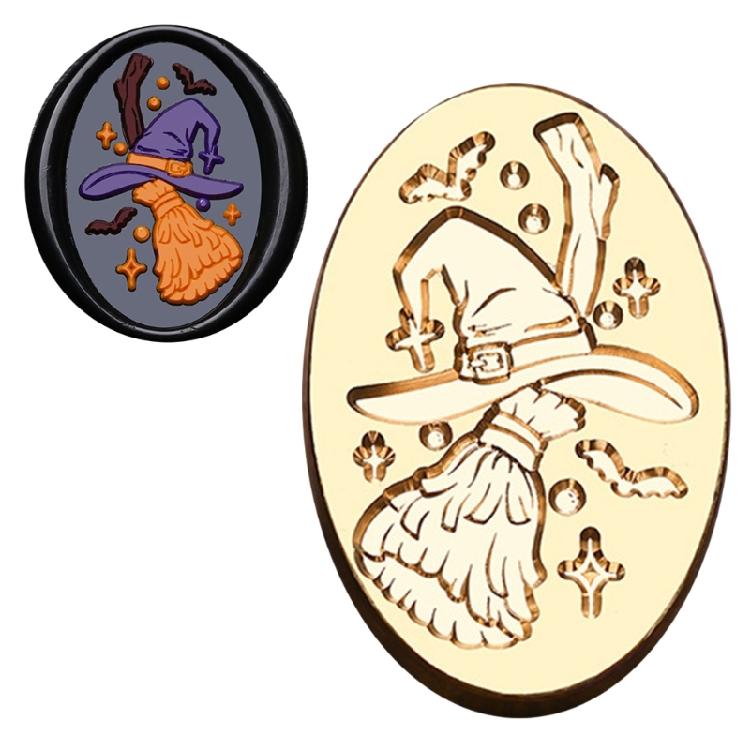 Spiders Wax Decorative Seal Stamp Seal Halloween Series Sealing Wax Stamp Brass Head For Wedding Scrapbooking Decorations