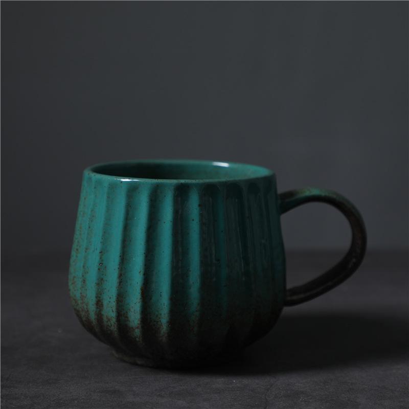 Керамическая чашка для завтрака, высококачественная пара, чашка для воды, грубая керамическая чашка для кофе, ретро-креативная чашка