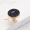NAIERDI Heart Diamonds Cabinet Handles Zinc Alloy Lucky Clover Furniture Handles Drawer Knob Kitchen Wardrobes Dresser Knob