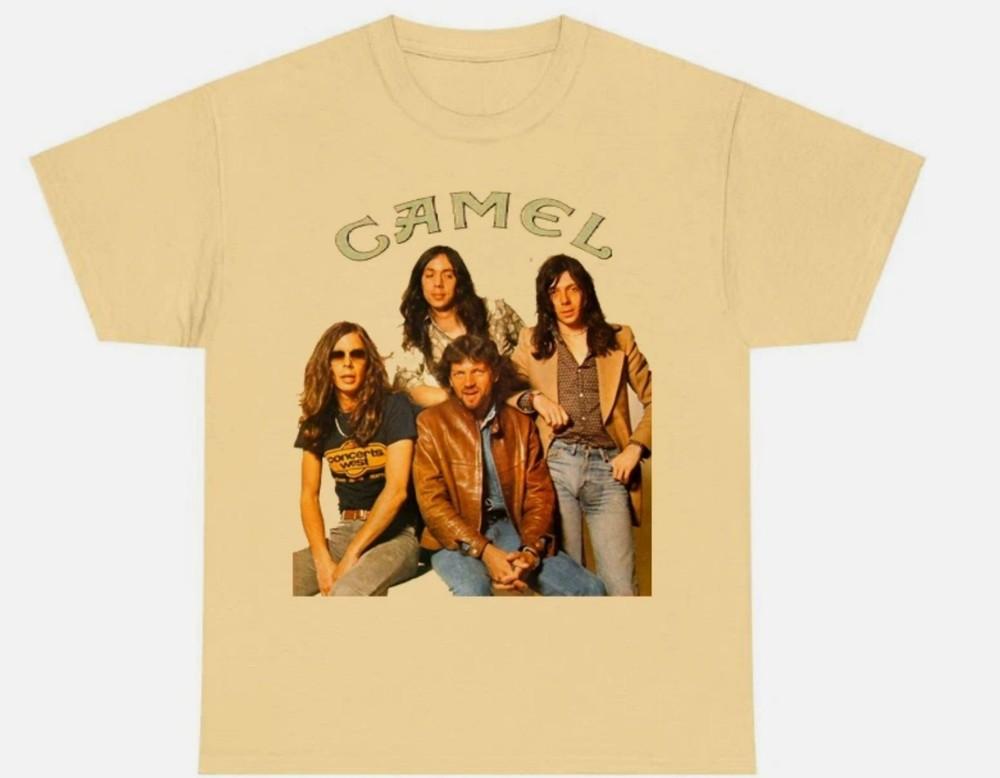 НОВАЯ футболка унисекс с ретро-принтом 'Camel Band Member Retro Yellow Haze', все размеры, в подарок