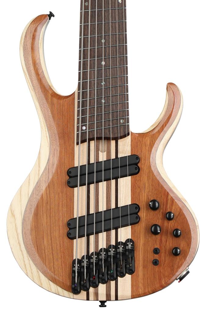 Ibanez BTB Bass Workshop Multiscale электрическая бас-гитара Natural Mochalow Gloss 7-струнная -