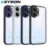 KEYSION Прозрачный чехол для телефона VIVO Y11 5G Y11d Y21 5G 2026 Мягкий силикон+ПК Прозрачная противоударная задняя крышка для телефона VIVO Y05