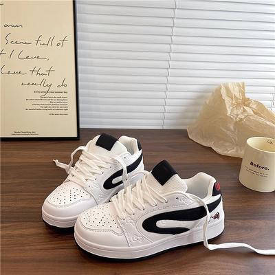 Новый нишевый дизайн, чувство кэжуал, уличная съемка, универсальные кеды для скейтборда, женские, инс, ретро, обувь-хлебцы харадзюку