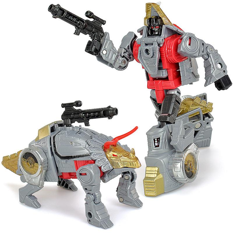 BPF 5 in 1 New Transformation Robot Dinosaur Toys Anime Cool Devastator Movie Action Figure Series Children Birthday Gift