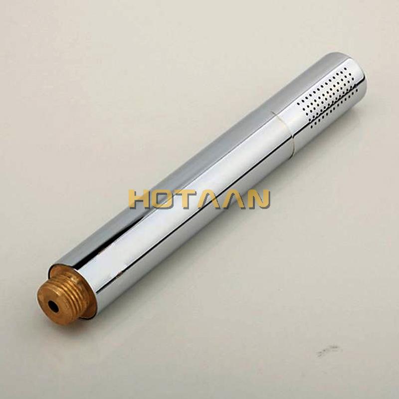 Комплект ручного душа из цельной латуни + шланг для душа из нержавеющей стали длиной 1,5 м + держатель для аксессуаров для душа