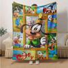 1pc. Disney Goofy Multi-Picture Frame Throw Blanket, Home Office Outdoor Gift for Kids and Adults (80x60 inches)