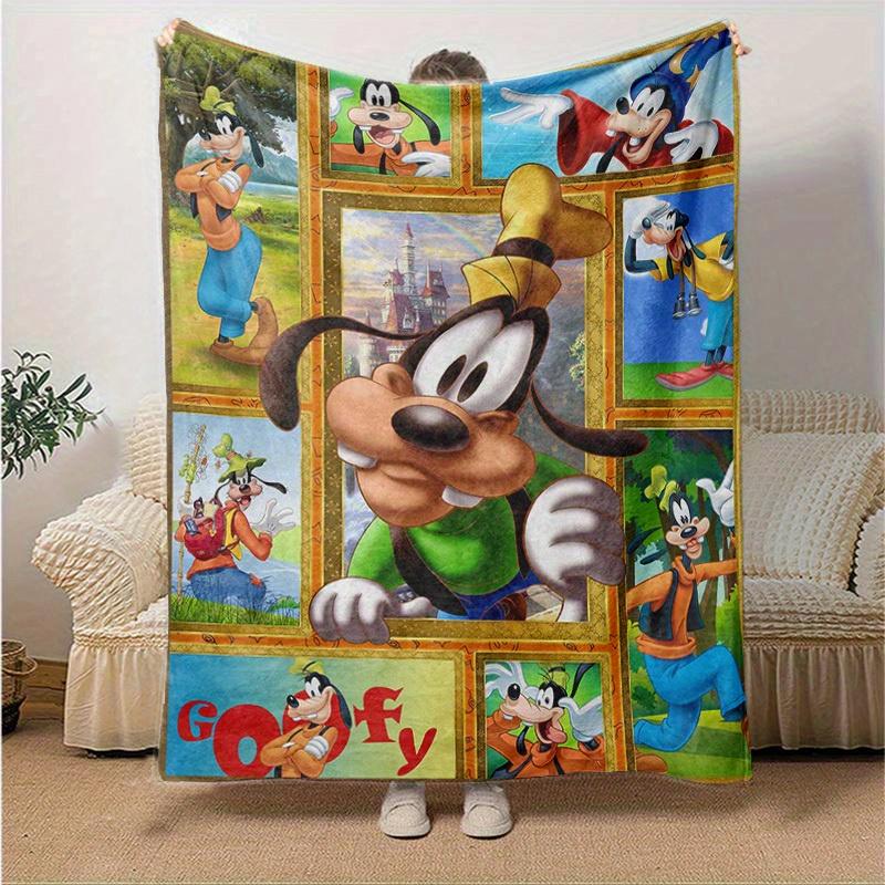 1pc. Disney Goofy Multi-Picture Frame Throw Blanket, Home Office Outdoor Gift for Kids and Adults (80x60 inches)