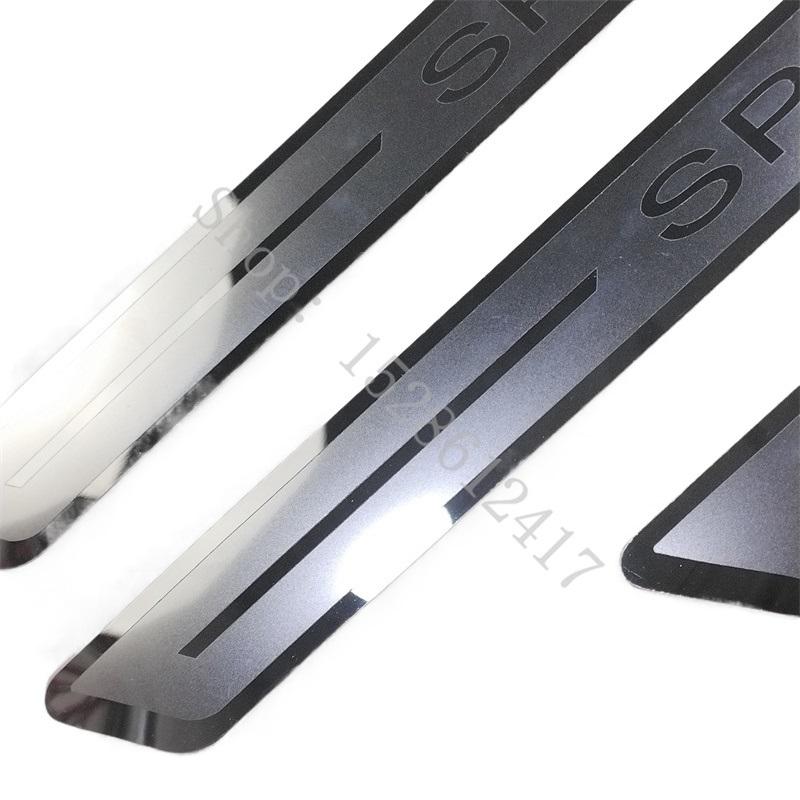 for Dacia SPRING ~2025 Car Accessories Door sill scuff plates thresholds protector car Stickers Welcome Pedal