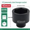 1/2" Пневматический Шестигранный Утолщенный Ударный Гайковерт Короткий Инструмент с Головкой
