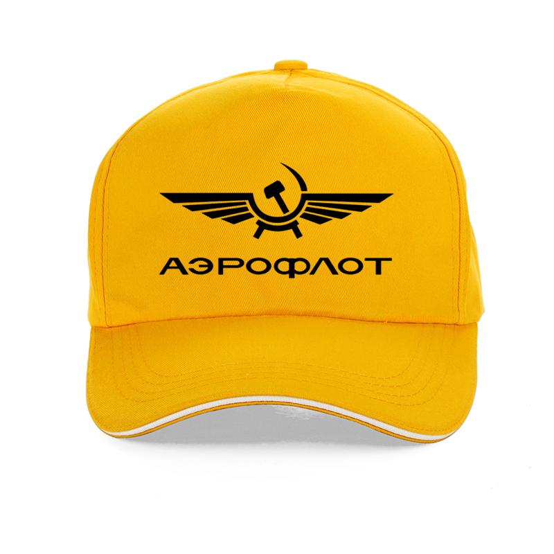 Аэрофлот Русская Авиация Пилот Аэрокосмический Авиатор Летняя Хлопковая Кепка-Бейсболка Повседневная Мода Хип-Хоп Кепка Унисекс Кепки Snapback