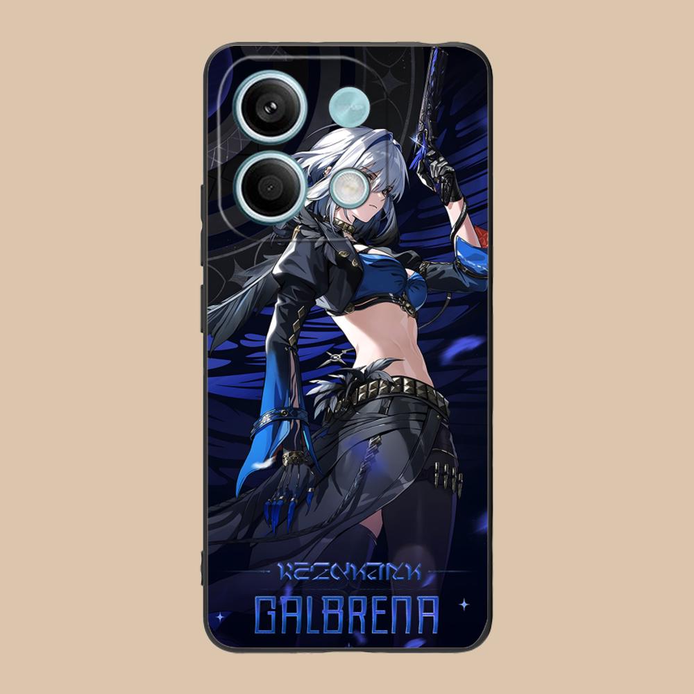 Чехол для телефона Wuthering Waves Galbrena для Xiaomi 15 14 13 12 Mi 11 T Ultra Lite Pro S X 5G Цветной Печатный Чехол Чехол Красивый