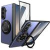 Вращающийся на 360° магнитный держатель, откидной чехол для телефона для Samsung Galaxy Z Fold 7 6 5 4 3, защитная пленка для экрана, защита объектива, противоударный чехол