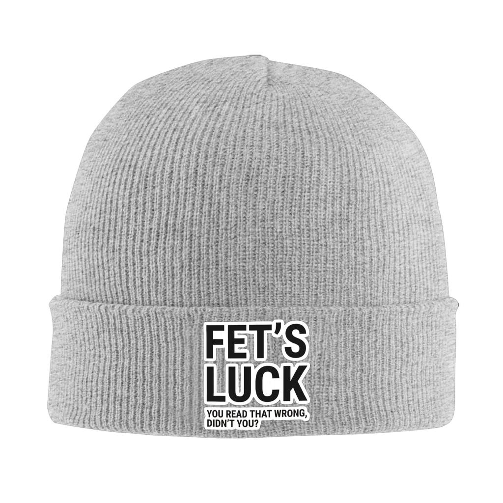 Adult Unisex FETS LUCK You Read That Wrong Didnt You Beanie Hats Hip Hop Knit Hat Winter Outdoor Sport Caps Warm Bonnet Hats