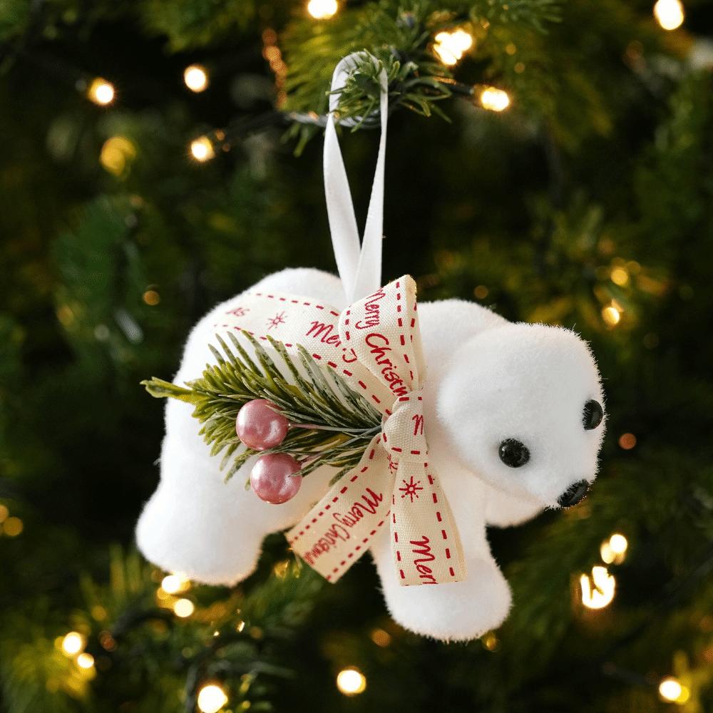 Foam Xmas Ornament Light Weight Christmas Decor Winter Theme Christmas Tree Pendant Xmas Party