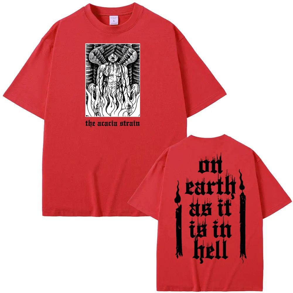 The Acacia Strain Summer NewT Shirt Short Sleeve Singers same styleTeeshirt Graphic Printing OneckTshirt Unisex Retro Clothes