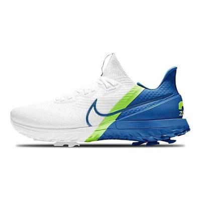 Air Zoom Infinity Tour Широкие Удобные Нескользящие Низкие Гольф Кроссовки Мужские Белые Синие Зеленые CT0541-102