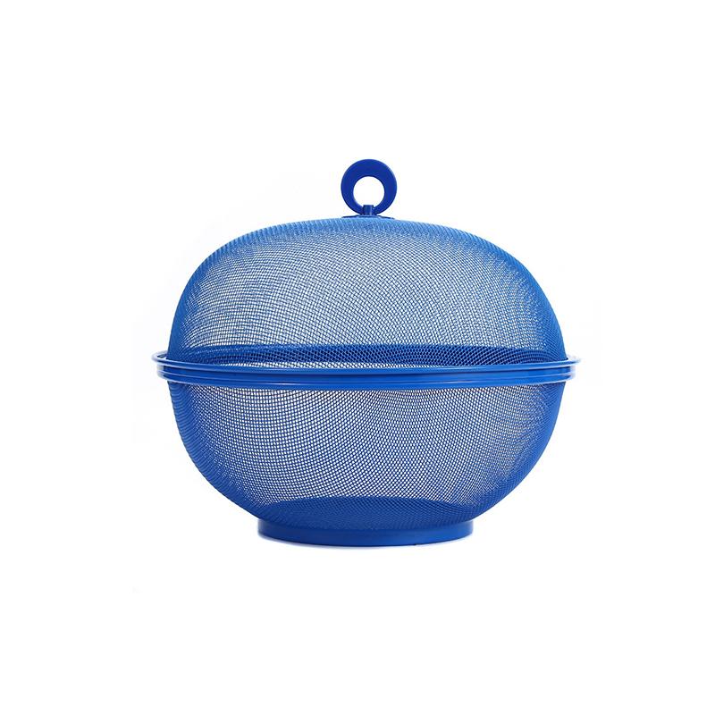 Сетчатая корзина для фруктов с крышкой, предотвращающая мухи, кухонная корзина, держатель для овощей, фруктов