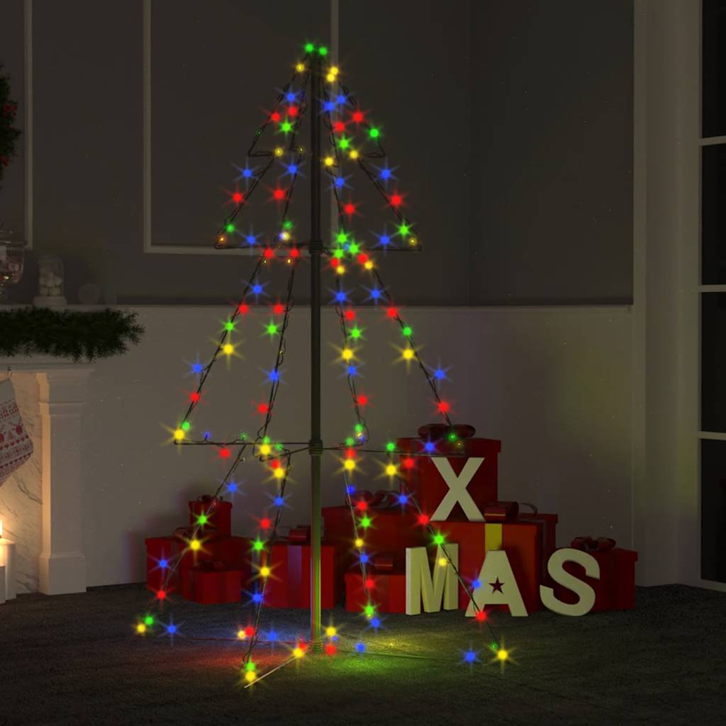 Cone Shaped Christmas Tree 160 LEDs Indoor & Outdoor 78x120 cm
