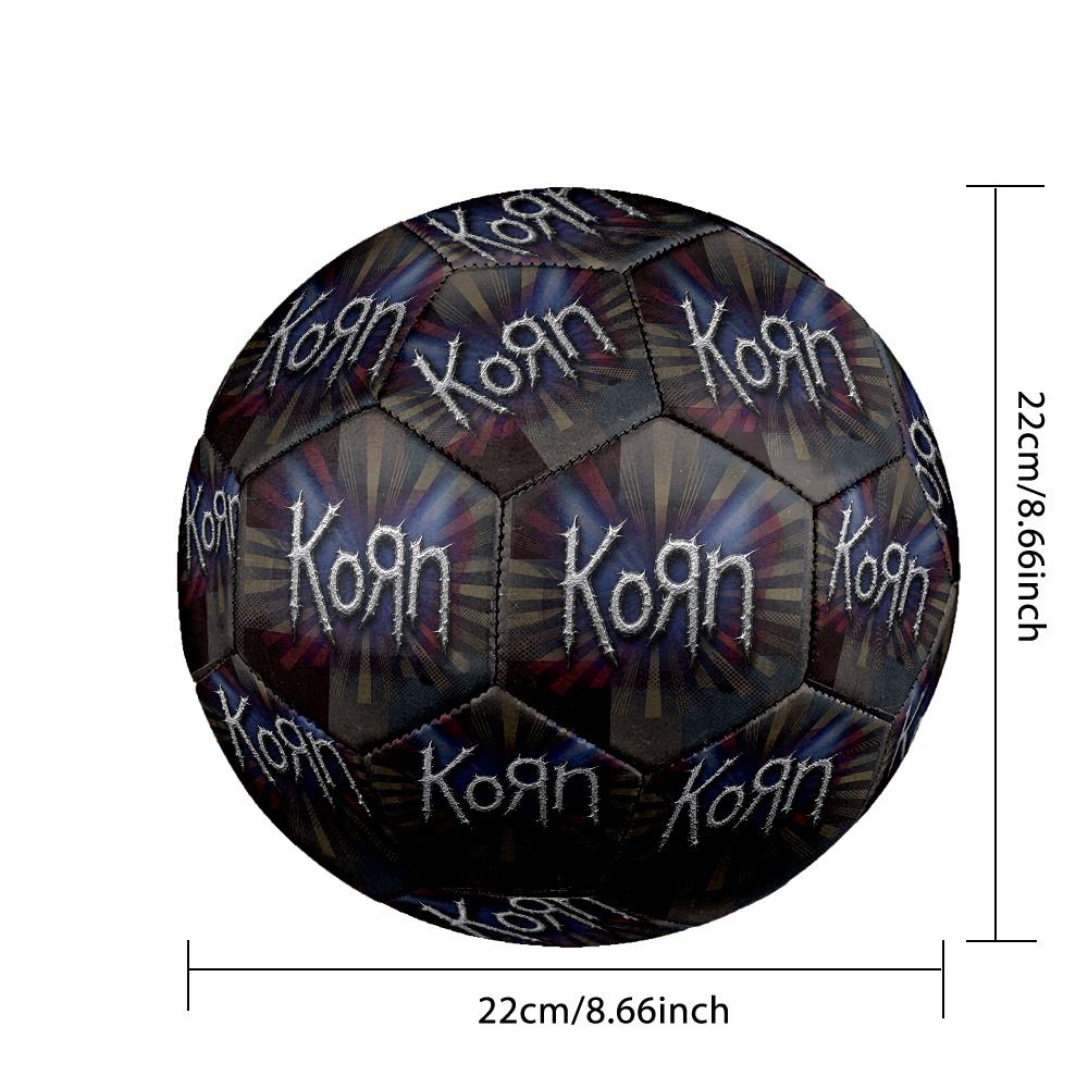 Korn Принт Стандартный Размер 5 Футбольный Мяч Прочный Удар?Поглощающий мяч для тренировочного матча, уличных игр