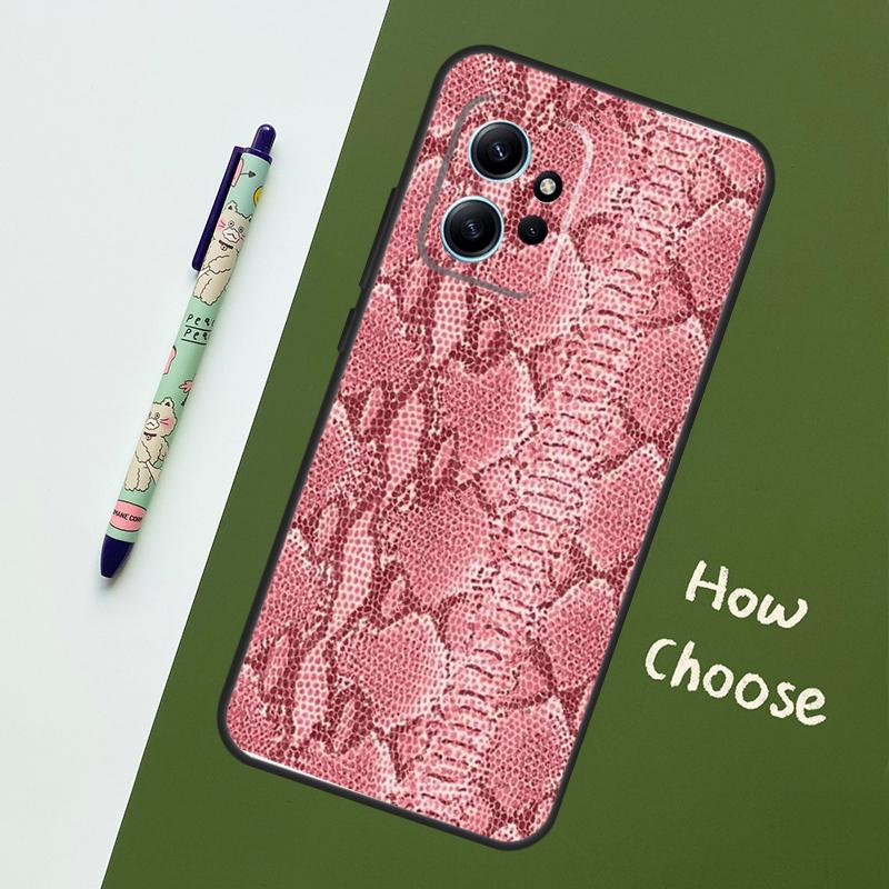 Чехол с принтом под змеиную кожу для Xiaomi Redmi Note 13 11 10 12 14 15 Pro Plus Чехол для Redmi 15 14C 10C 13C 12C 15C