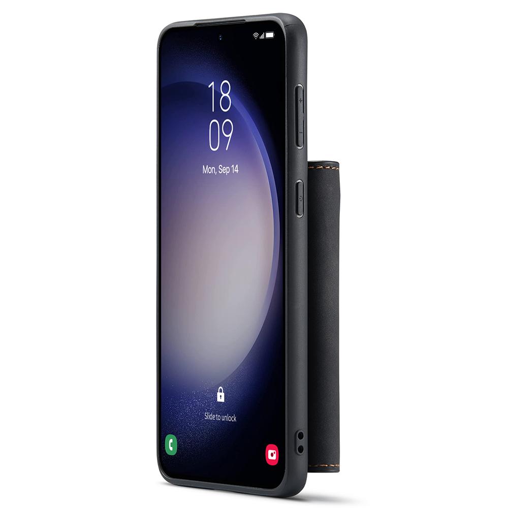 Чехол DG.MING M1 Series для Samsung Galaxy S25+, чехол-подставка из искусственной кожи со съемным кошельком