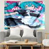 Hatsune Miku Print Tapestry, Lightweight Wall Hanging, for Bedroom, Dorm, Living Room, Home Art Decor, Birthday Christmas Gift