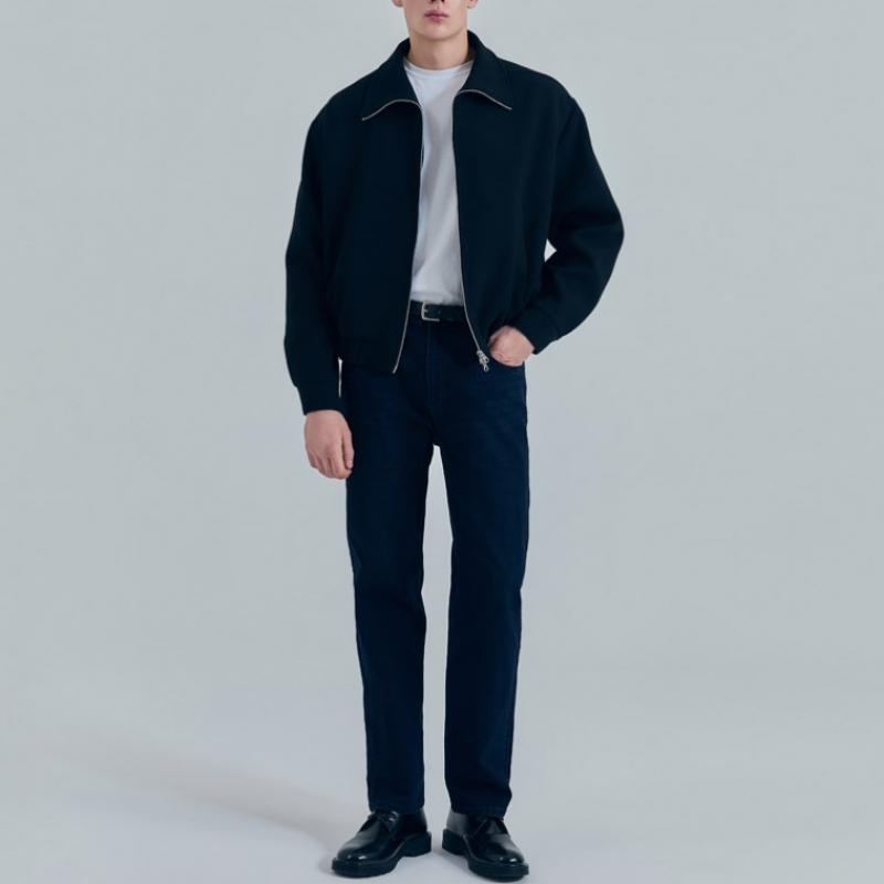 Bang Bang Men S tranSitional SeaSon Lycra Straight Denim Navy