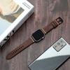 Ремешок для Apple Watch Ballentinoludi Vra246-Br Прошитый Кожаный Премиум-класса Цвет: Яблочно-коричневый Для Поколений 7 6 5 4 3 2 1 Se 38 40 41 42 44 45 мм