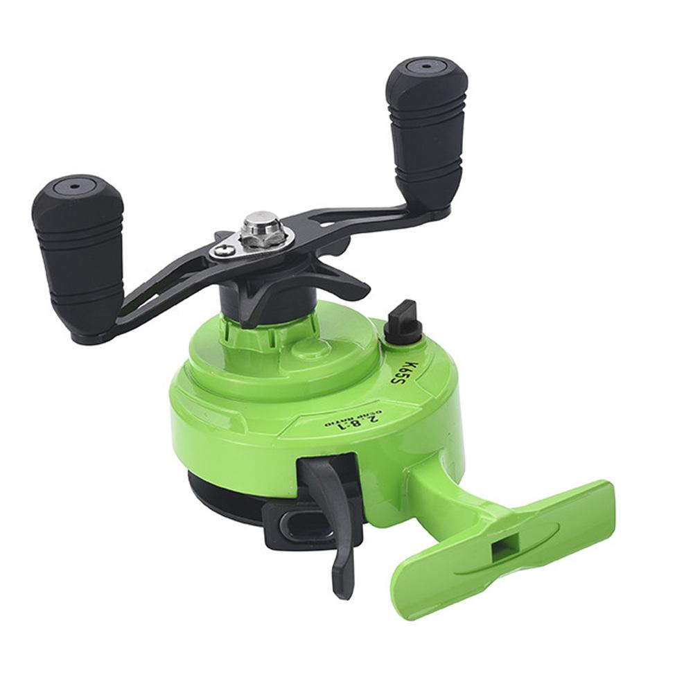 Пластиковая проволочная чашка, катушка для зимней рыбалки, рыболовное колесо на плоту, переднее рыболовное колесо для зимней рыбалки