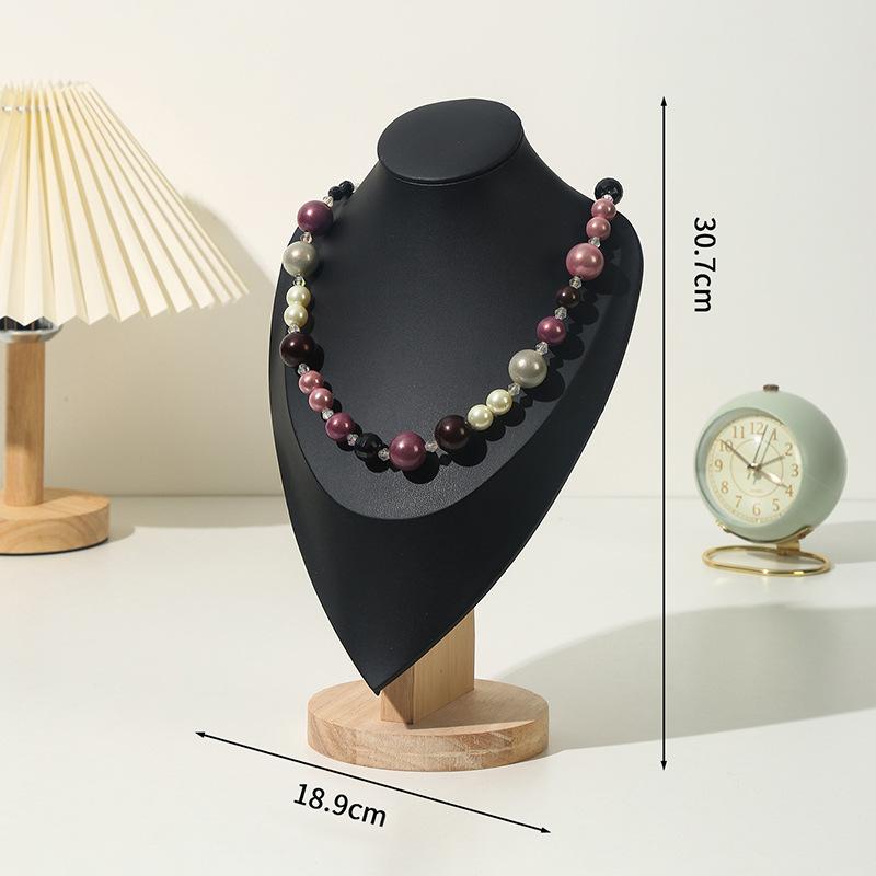 Necklace Jewelry Shelf Display Stand High-end Portrait Neck Model Jewelry Jewelry Display Props