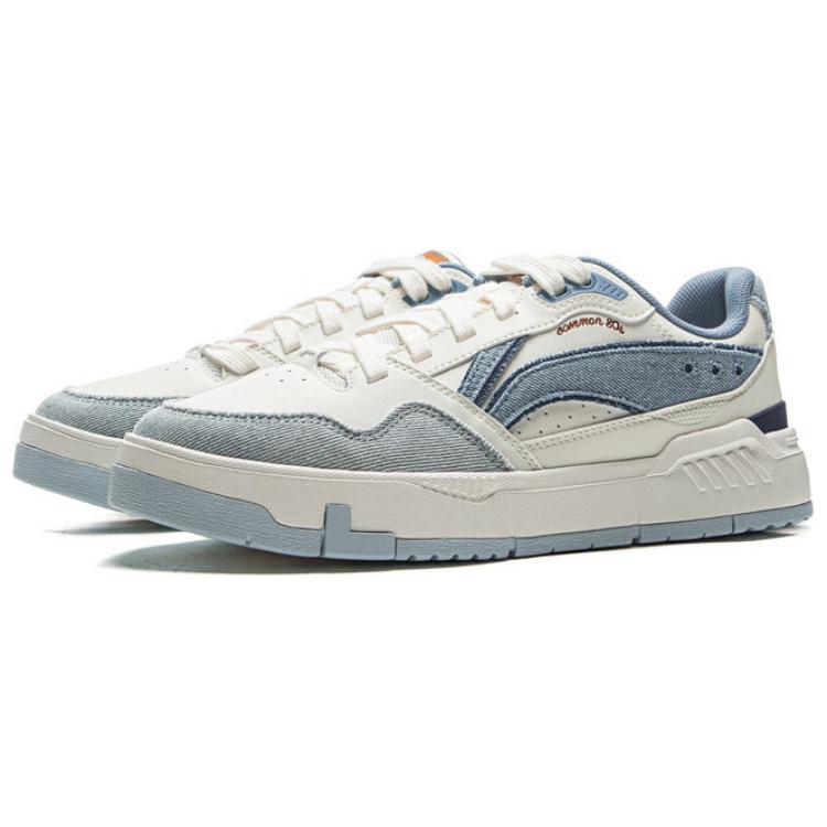 Li Ning Common 80s Classic Fashion Retro Versatile Thick Sole Increased Height Comfortable Non-Slip Wear-Resistant Low-Top Skate Shoes AGCV024-5