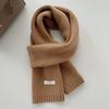 Selected Australian Pure Wool 100% Wool Scarf Solid Color Versatile Women'S New Winter Warm Knitted Scarf