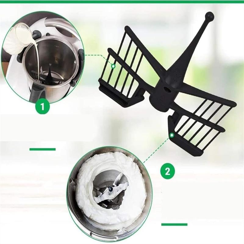 Венчик-бабочка и скребок для кухонных комбайнов Thermomix TM31, TM5, TM6