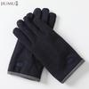 JIUMU Men's Autumn/Winter Plush Lined Knitted Touchscreen Gloves GLM015