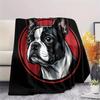Samurai Muppet Cat Toucan Dog Print Flannel Blanket,High quality Comfortable for All Seasons,Home Decor,Warmth and Comfort,Perfect for Christmas Gifts