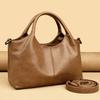 Женская сумка на молнии, Большая кожаная сумка, Сумка через плечо, Модная универсальная повседневная, Подходит для использования в качестве сумки для поездок на работу