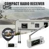 0.5-108 MHz Portable Mini Radio with 1.9-inch IPS Screen LSB/USB/AM/FM Pocket Mini Radio All Band Radio Receiver with Antenna