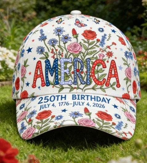 New anniversary D print baseball cap, trendy hat, adult casual baseball cap