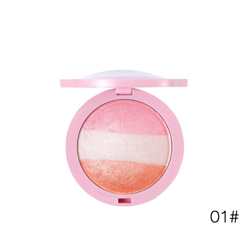 Blush Makeup Natural Baked Blusher Powder Palette Charming Cheek Makeup Face Blusher Cosmetic